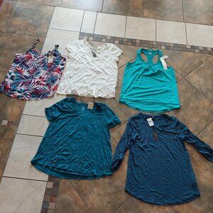 Bundle of 5 New Women's tops size M